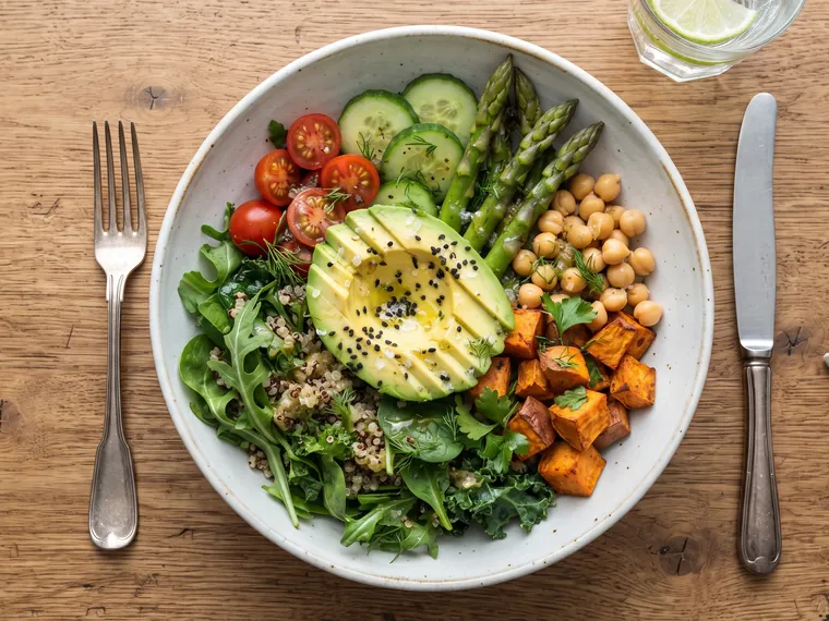 Comida con aguacate apta para diabéticos